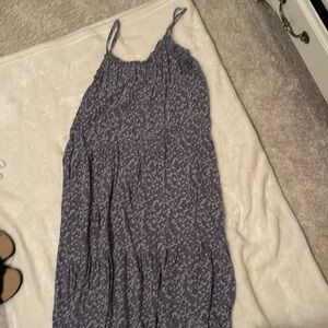 Natural life tiered midi dress